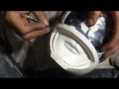 How do you make a POWER RANGER helmet - DIY - part 13