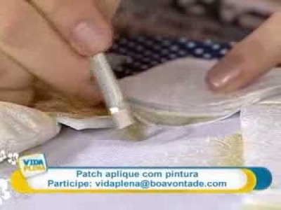 Artesanato - Patch aplique com pintura