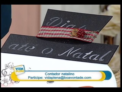 Artesanato - Contador natalino