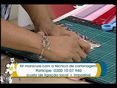 Artesanato - Kit para manicure