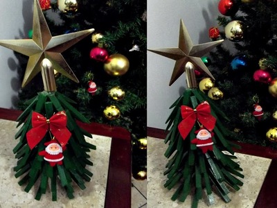 DIY - Árvore de pregador - Especial Natal