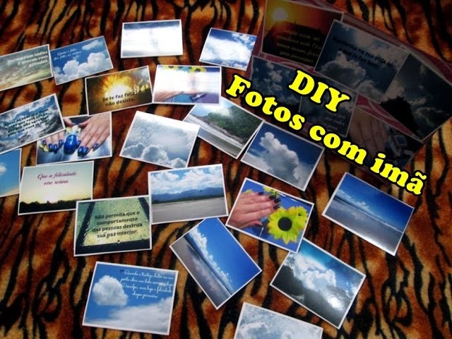 Diy fotos com imã