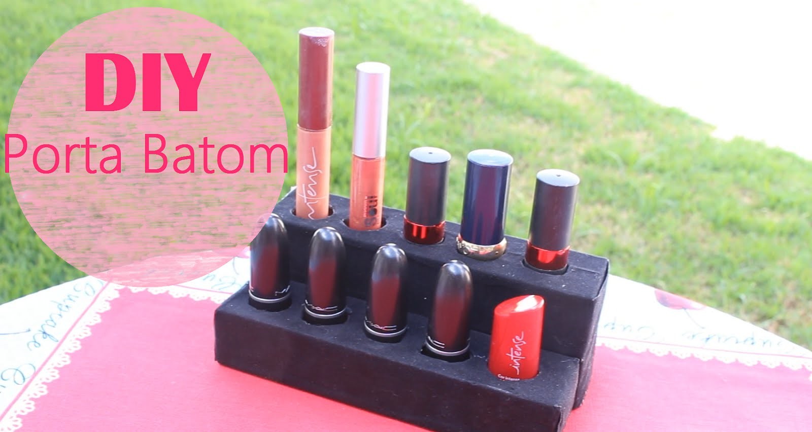 DIY: Porta batom. Lipstick Holder