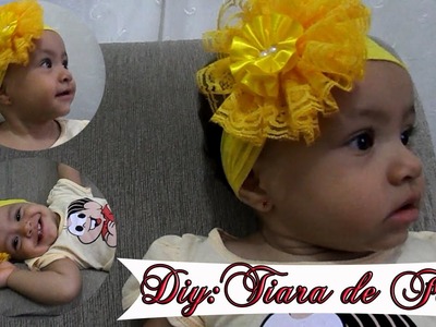 DIY: Tiara Infantil de Flor  #VEDA21