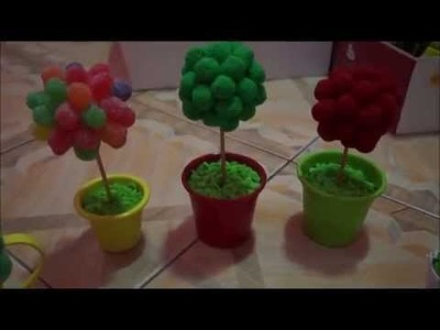 DIY:Árvore de bala(jujuba)