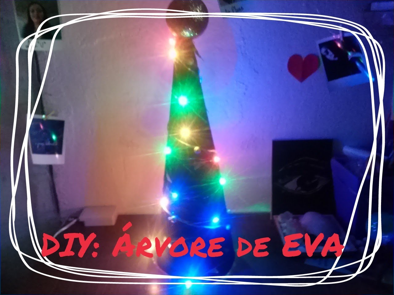 DIY: Árvore de Natal de EVA!