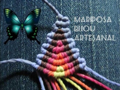 Tutorial triangulo Cavandoli macrame