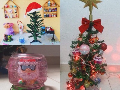 DIY: árvore de Natal e snowglobe