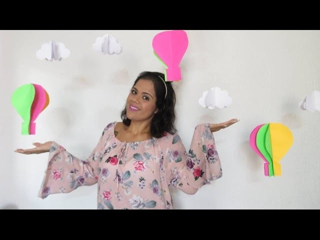 DIY - Balão e Nuvem 3D