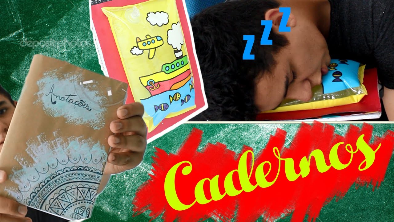 DIY: Caderno para dormir + Caderno Aquarela
