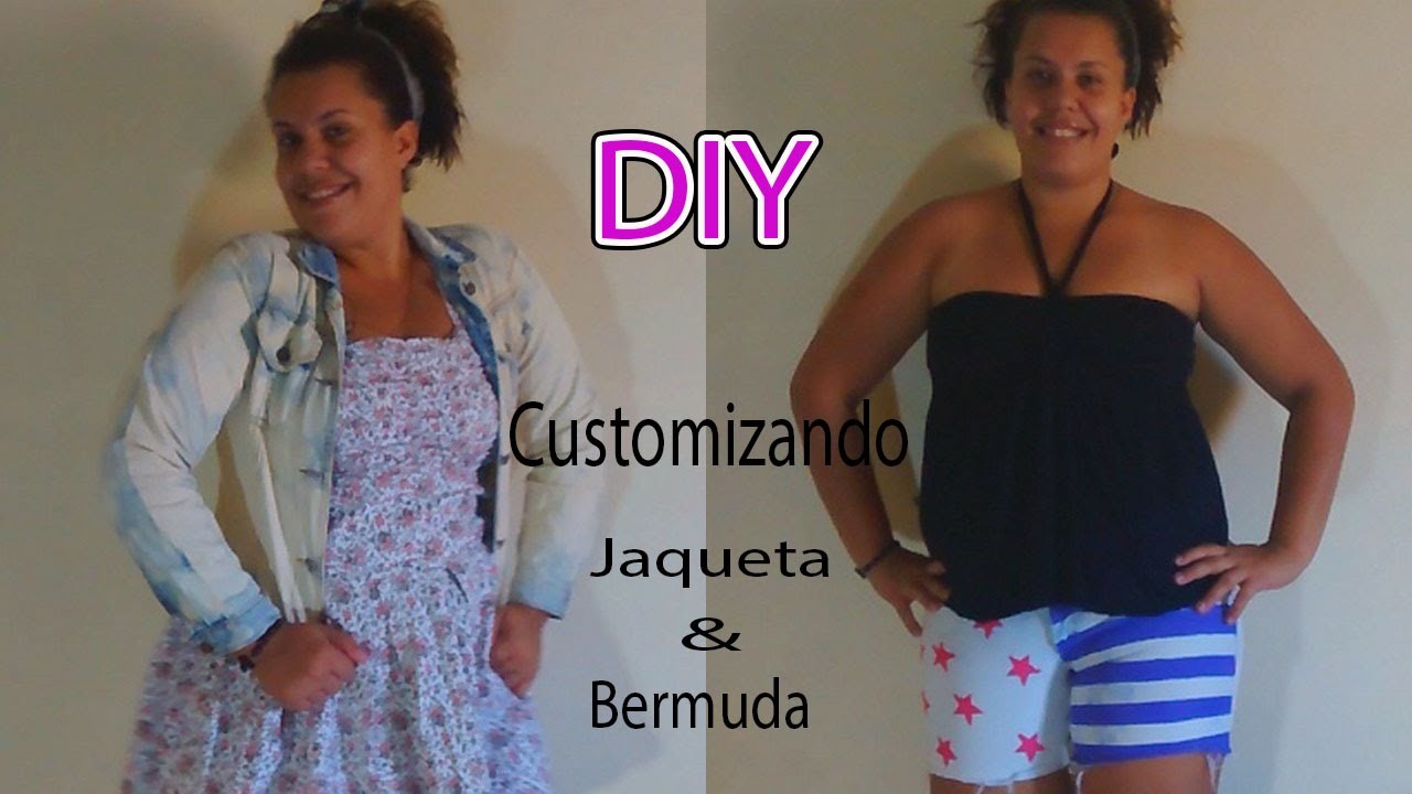 DIY: Customização Jaqueta & Bermuda
