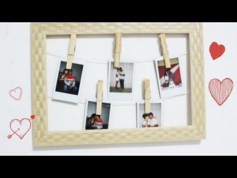 DIY : Mural de fotos para o dia dos namorados | super fácil e gastando pouco