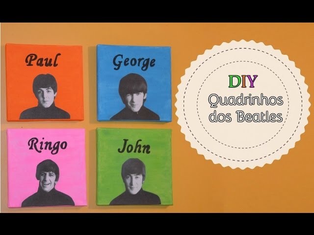 DIY: Quadrinhos dos Beatles ʕ•ᴥ•ʔ