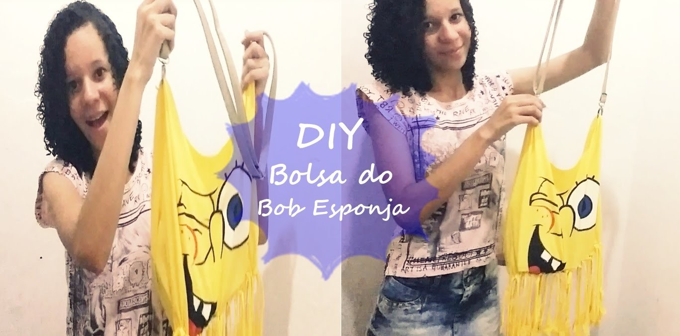DIY: BOLSA DO BOB ESPONJA por MAGABI