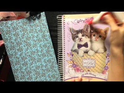 Diy- Caderno personalizado - Thays Palhares