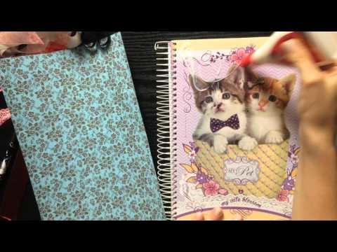 Diy- Caderno personalizado - Thays Palhares