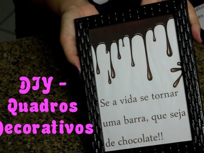 DIY Como Fazer Quadros Decorativos Super Facéis