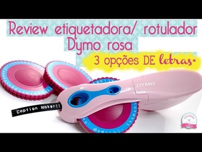 Dymo pink embossing Label Maker- Scrapbook by Tamy