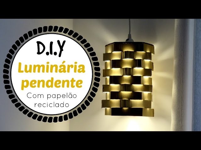 Luminária Pendente DIY | #ClubeDaCasa Ep.1