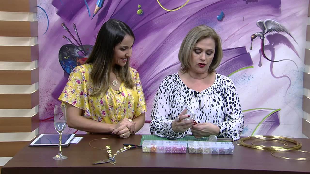 Mulher.com - 14.08.2015 - Taça decorada com pedrarias - Andrea Tinoco PT2