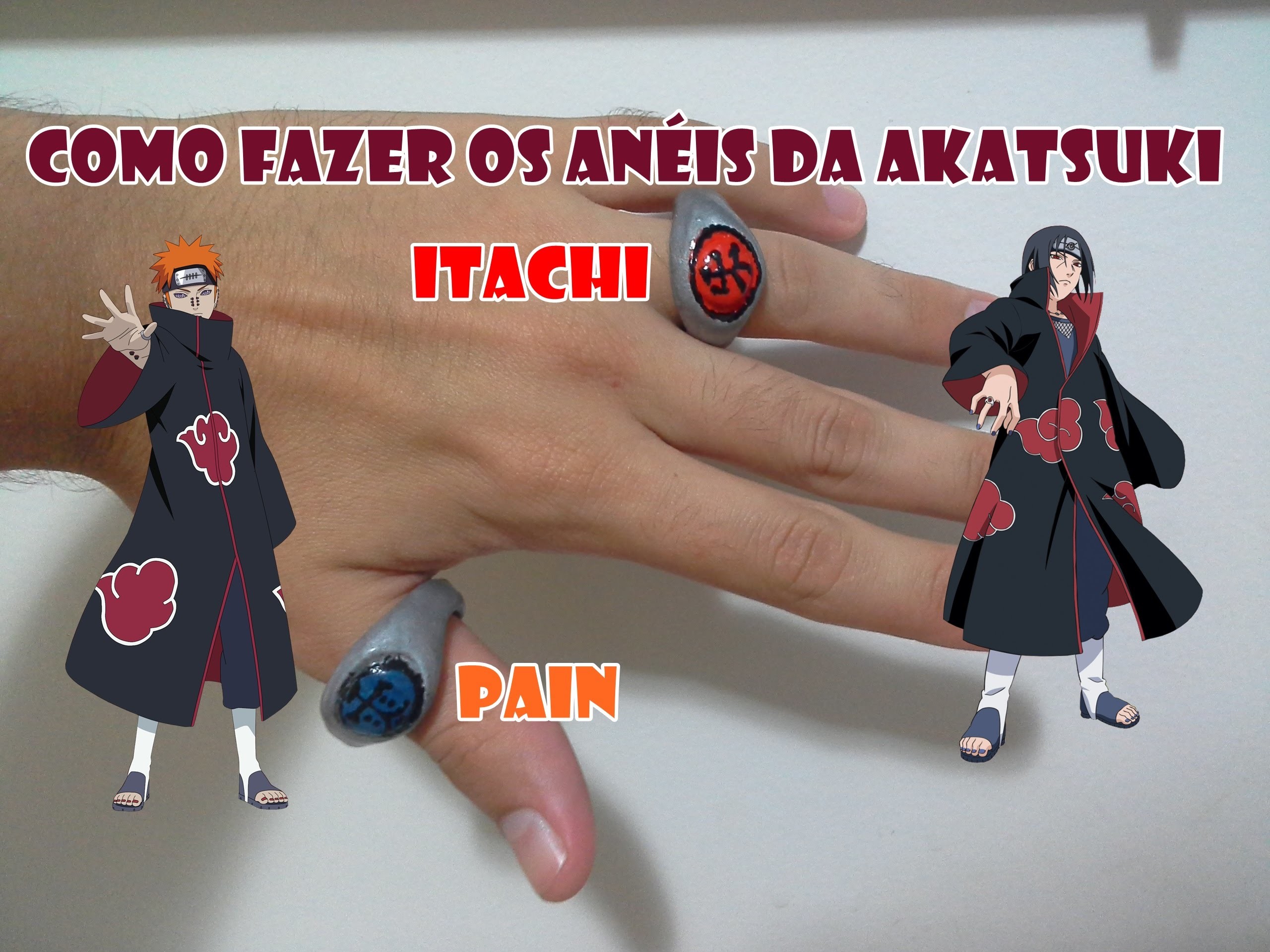 Como fazer os anéis da akatsuki(itachi e pain)