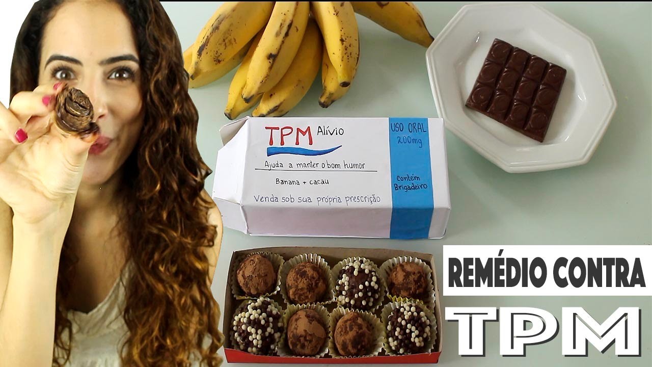 REMÉDIO contra a TPM: BRIGADEIRO de banana + DIY caixinha | Paula Stephânia