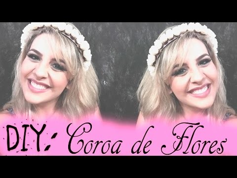 DIY: Coroa de Flores - Por Jéssica de Castro!