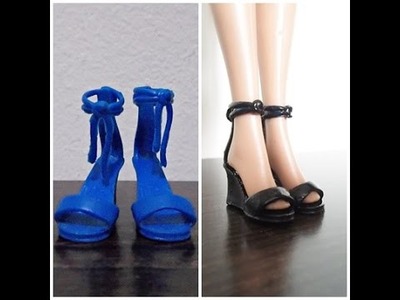 Tutorial: Customizando sandália para Barbie - Passo a passo - DIY fácil