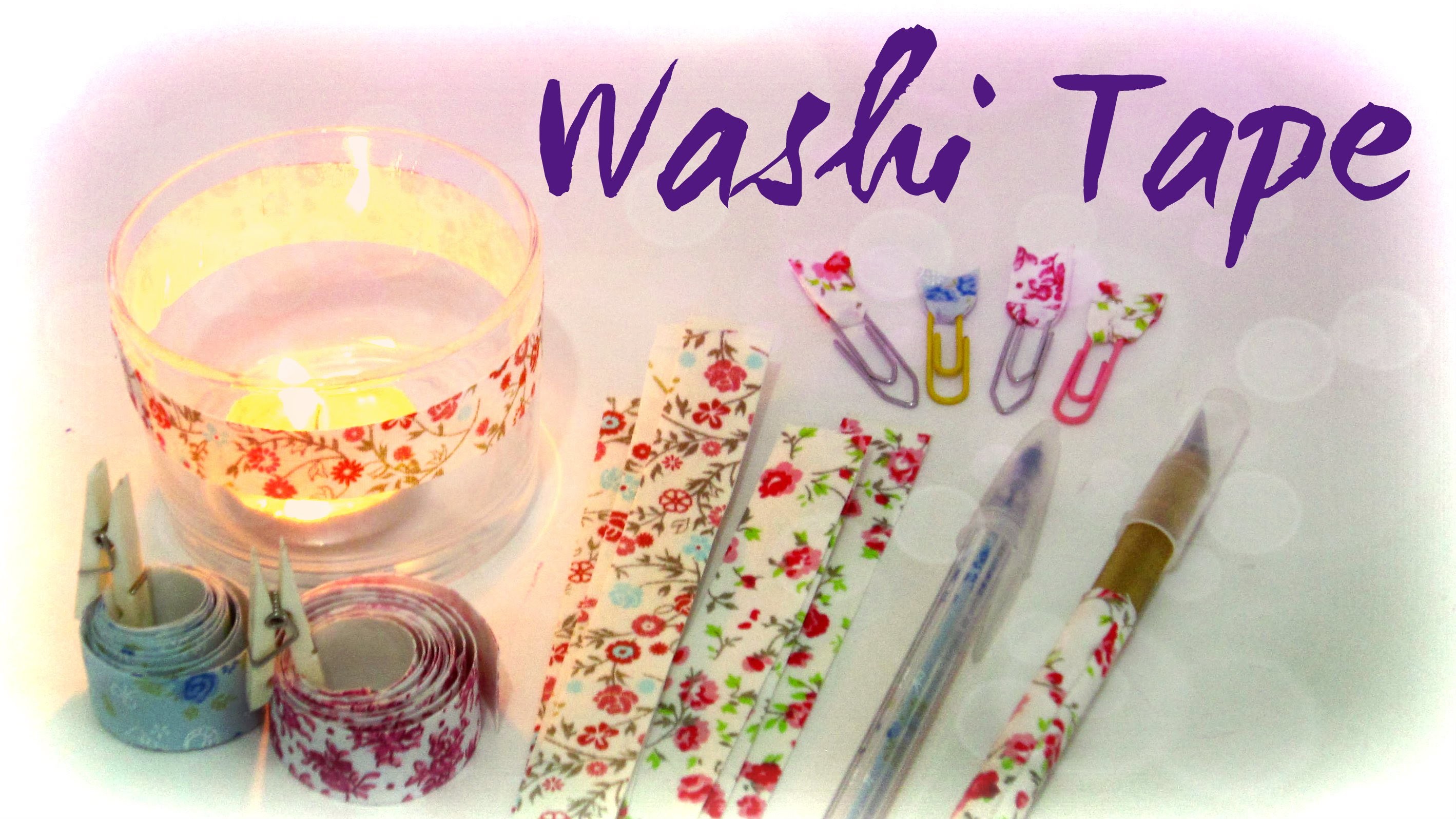Como fazer Washi Tape [ Fita Adesiva de Tecido estilo Washi Tape ]