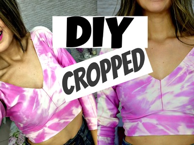 COMO TRANSFORMAR UMA CALÇA EM UM CROPPED | DIY
