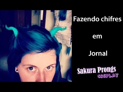 Fazendo Chifres em Jornal - Tutorial rápido