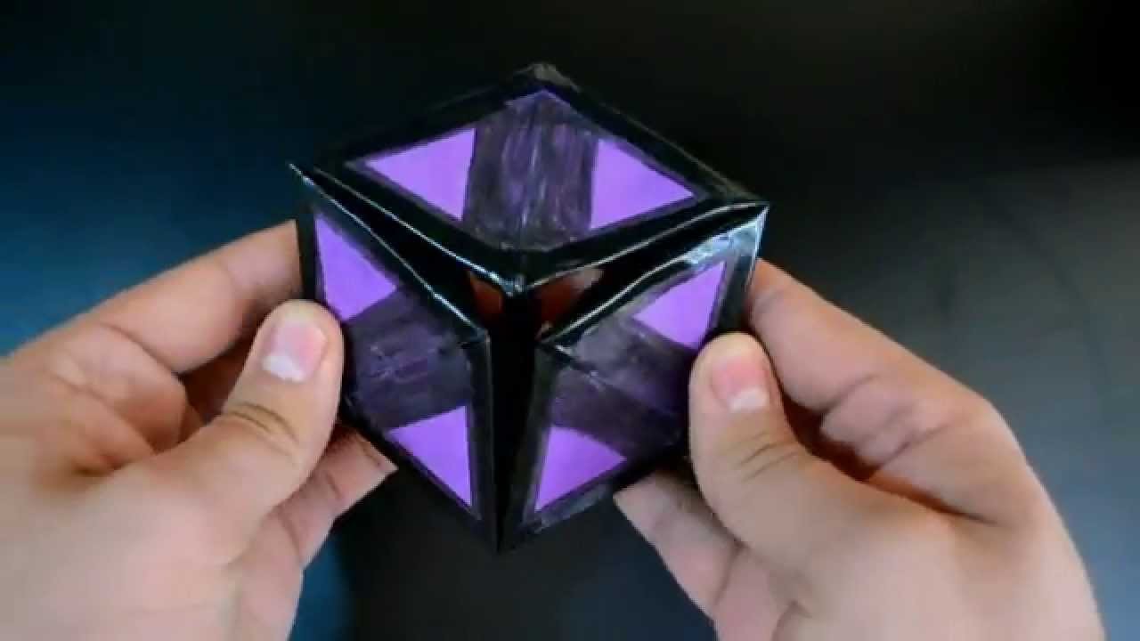 Origami: Hexaflexagon. Hexaflexágono 3D - Instruções em português PT BR