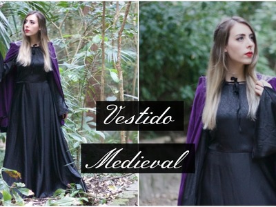 Vestido Medieval com saia godê | Modelagem e Costura