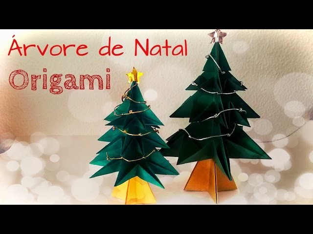 Passo a Passo Árvore de Natal em Origami - Christmas Tree