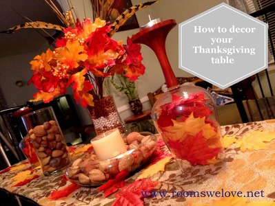 Thanksgiving table decorations ideas