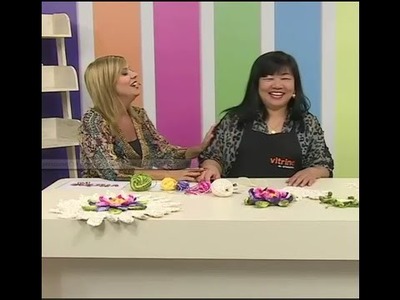 Toalha de mesa com Cristina Luriko e Pintura com Márcia Caires | Vitrine do artesanato na TV