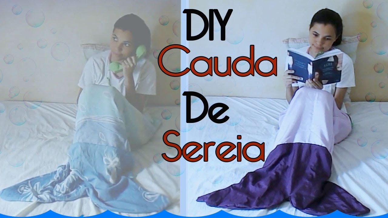 DIY - Cobertor Cauda de Sereia - Bordando TV