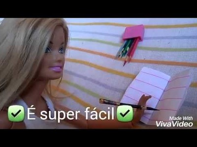 DIY- Como fazer lápis para Barbie,MH,EAH♥