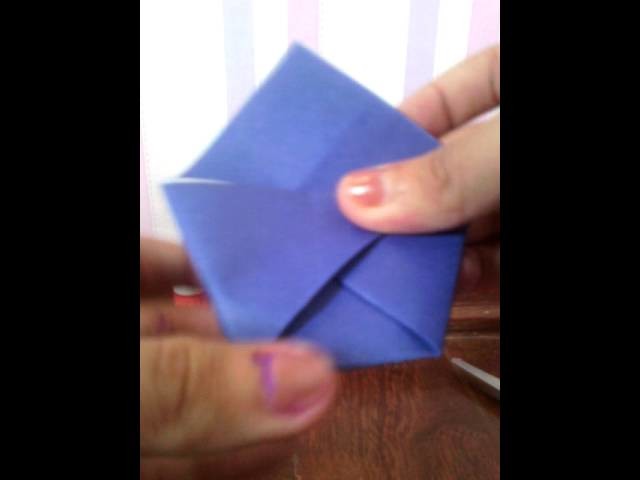 DIY:como fazer uma bolsa de origami para Barbie e etc. 