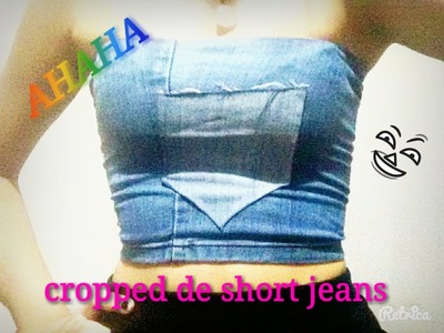 DIY: Cropped Jeans com short