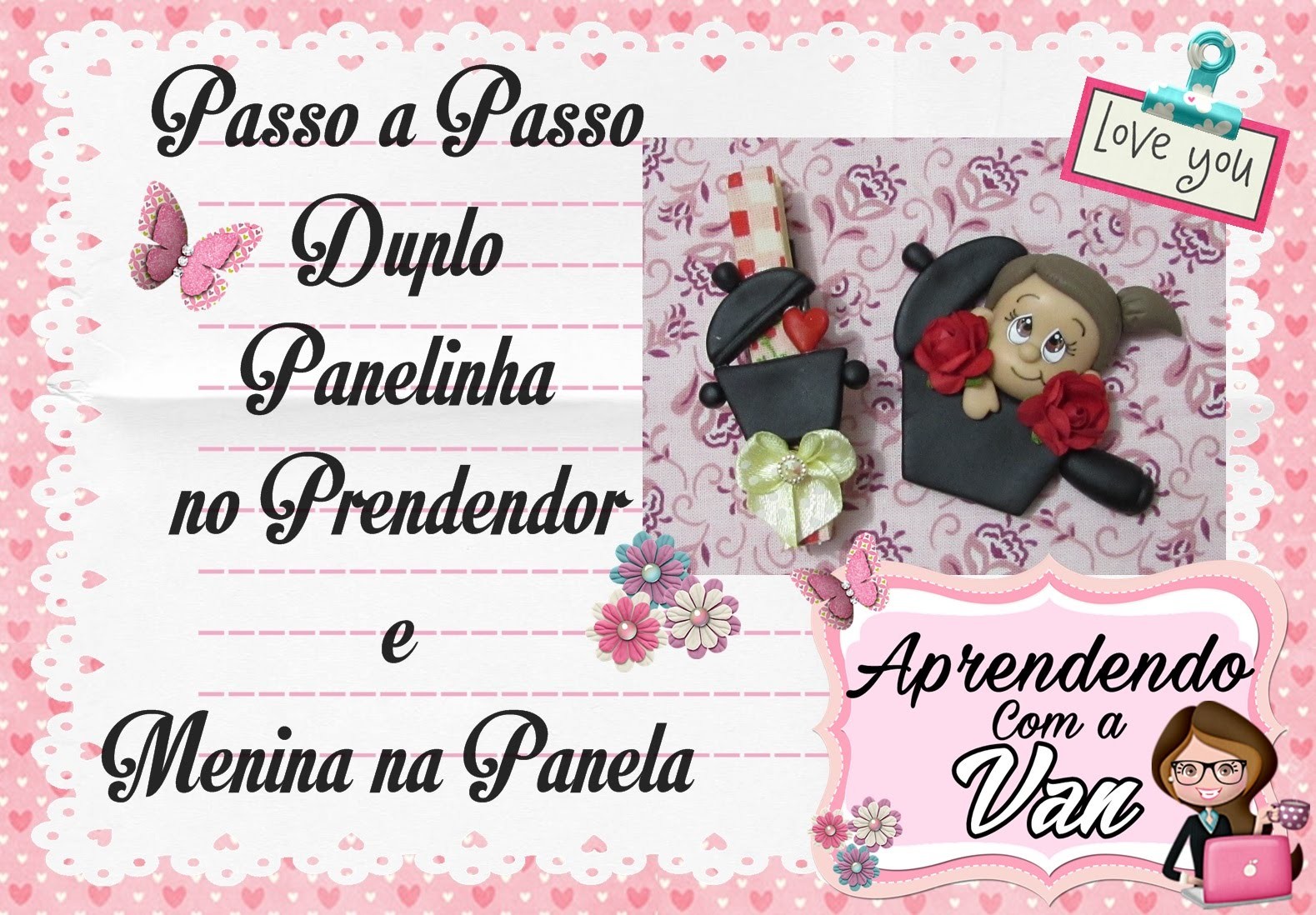 (DIY) PASSO A PASSO DUPLO PANELINHA NO PRENDEDOR E MENINA NA PANELA - Especial Dia das Mães #1