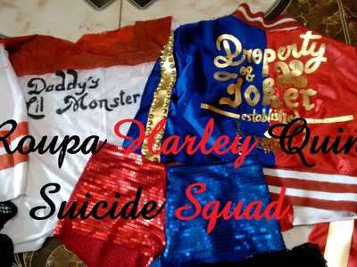 DIY - Roupa harley Quinn Suicide Squad