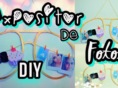 Diy Expositor de Fotos estilo TUMBLR | Tumblr decor| Tatiane Xavier