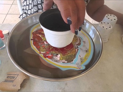 DIY.Reciclando vasinhos com esmalte de unhas(RECICLAR MACETAS CON ESMALTES DE UÑAS)
