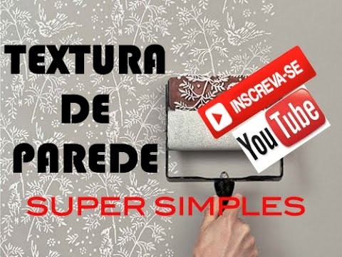 D.I.Y - TEXTURA SIMPLES DE PAREDE - SÉRIE #EXPORAO
