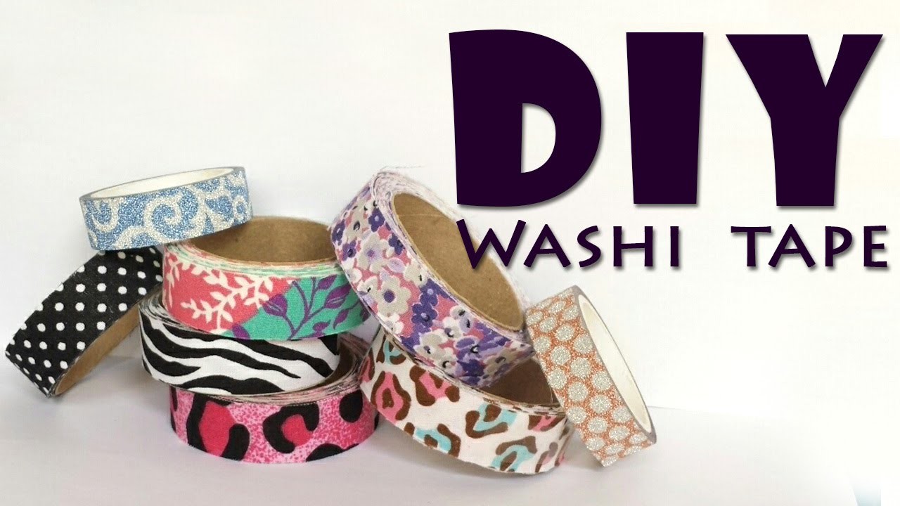 DIY - Como fazer Washi Tape de tecido