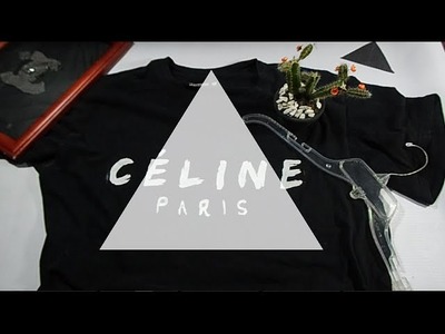 DIY [Céline Paris T-shirt]