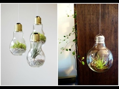DIY: Decoração com lâmpadas recicladas - TUTORIAL