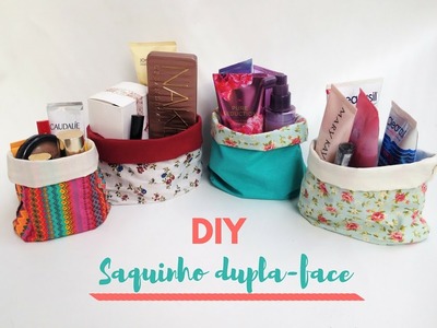 DIY  saquinho dupla - face  - Decor Ative