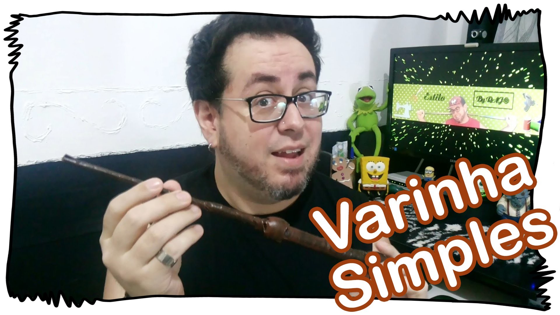 DIY - Como Fazer Varinha do Harry Potter (Modelo Simples)